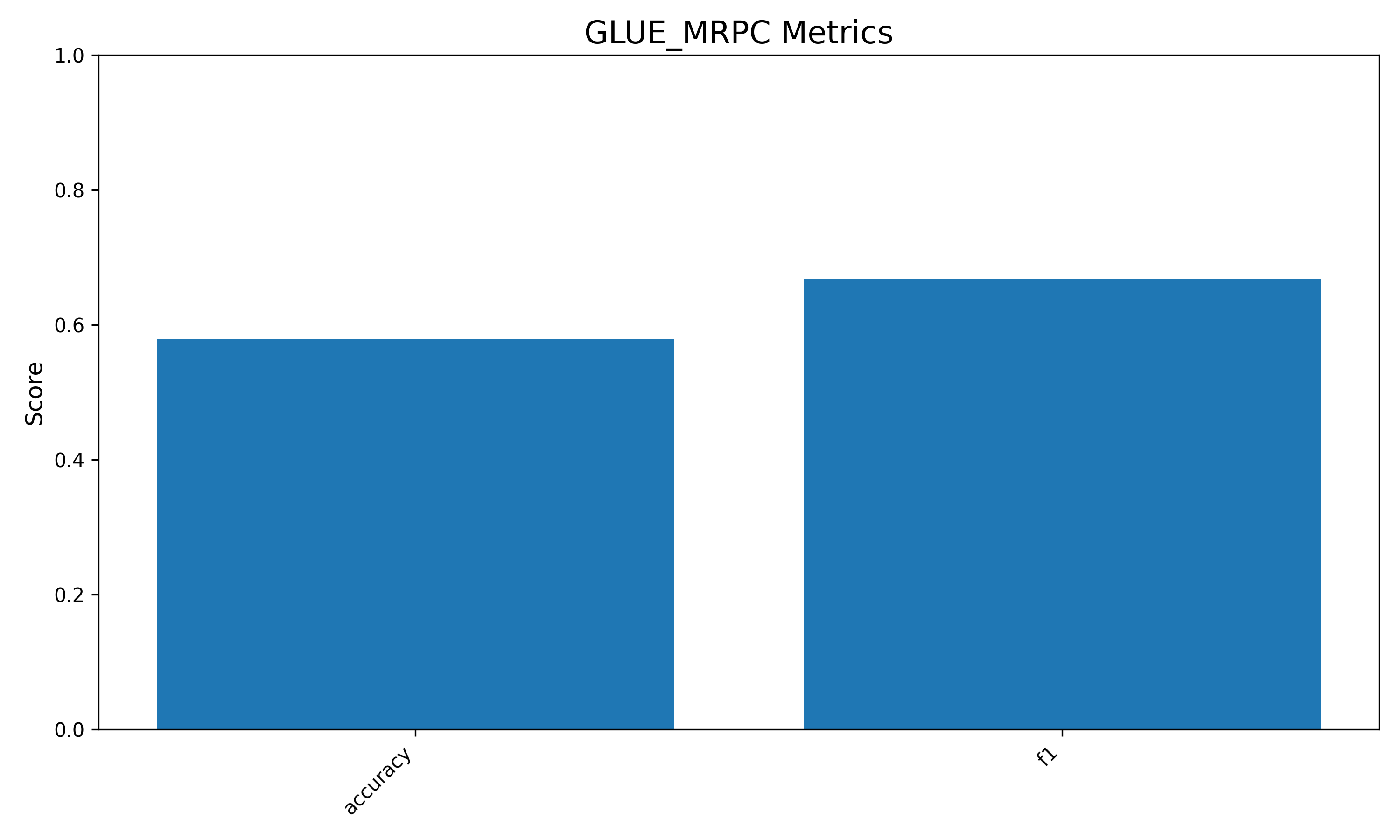 GLUE_MRPC Metrics